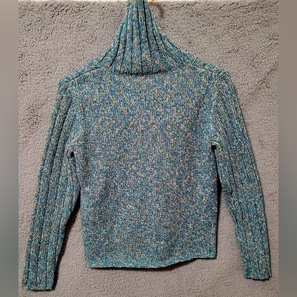 Dressbarn Multicolor Turtleneck Sweater Medium - Picture 2 of 8